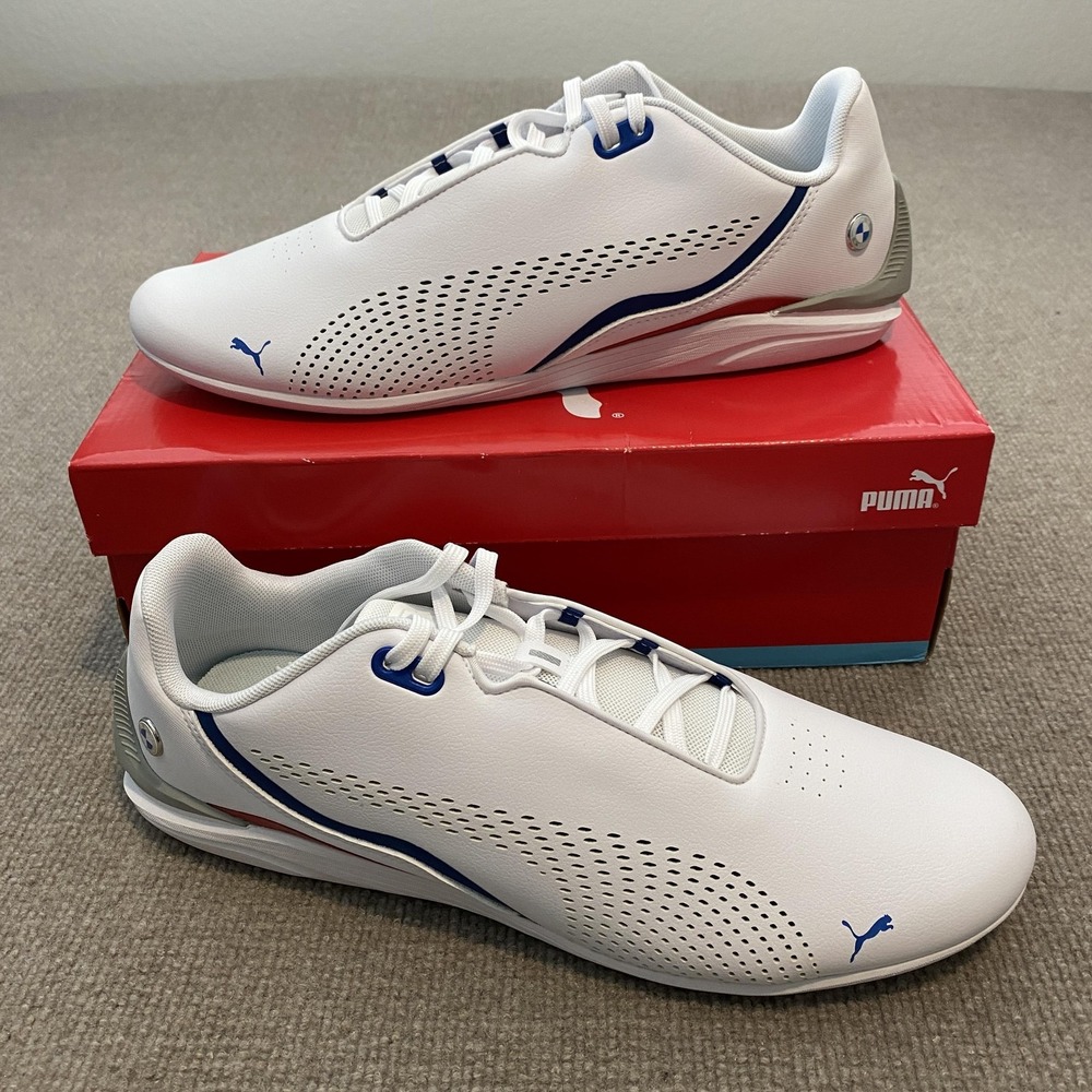 PUMA BMW MMS Drift Cat Decima Shoes Mens Size 14 White Casual Sneakers 307304-02